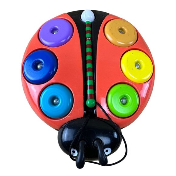 Parents Magazine Bee Bop Musical Instruments Maraca Drum Sticks Tambourine Bells - Picture 2 of 16